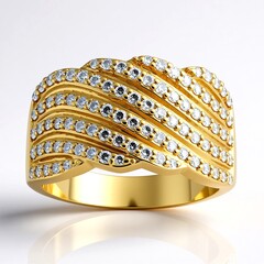 Anello in oro con Diamante SI1 (G) (Annette)