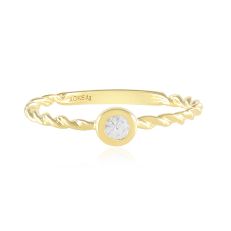 Zilveren ring met een zirkoon