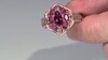 Zilveren ring met een Braziliaanse roze toermalijn (Gems en Vogue)
