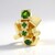 Ciondolo in argento con Diopside Russo (SAELOCANA)