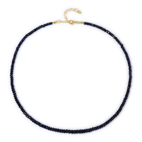 Blue Sapphire Silver Necklace