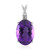 Zambian Amethyst Silver Pendant