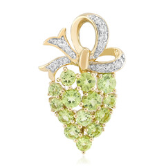 Pendentif en argent et Péridot