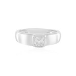 Zilveren ring met een zirkoon