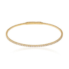 14K I1 (H) Diamond Gold Bangle (CIRARI)