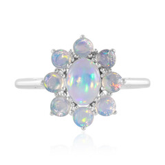 Bague en argent et Opale Welo
