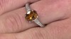 Zilveren ring met een scapoliet