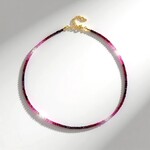 Collana in argento con Rubino