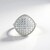 Anello in argento con Topazio Bianco