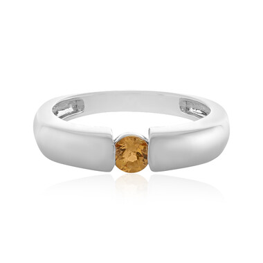 Anello in argento con Topazio Imperiale
