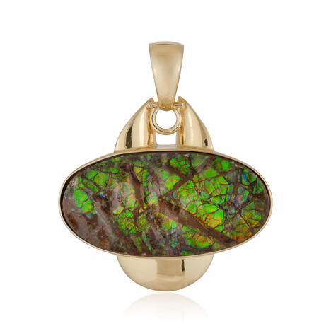 Ciondolo in argento con Ammolite (MONOSONO COLLECTION)