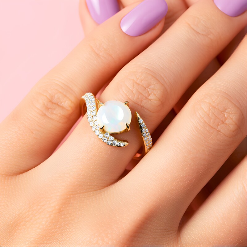 Welo-Opal-Goldring (de Melo Gold)