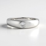 Anello in argento con Zaffiro Bianco