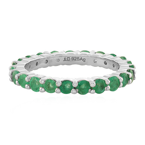 Äthiopischer Smaragd-Silberring