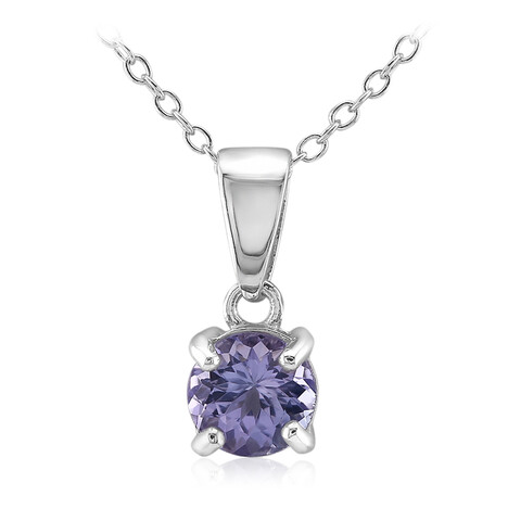 Tanzanite Silver Necklace