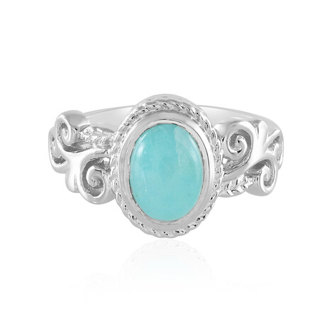 Amazonit-Silberring
