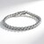 Bracciale in argento con Topazio Bianco