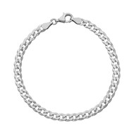 Silber-Panzerarmband - 3,9 g - 19 cm