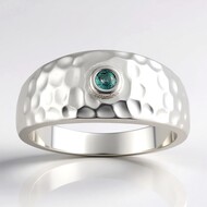 Anello in argento con Alessandrite Brasiliana