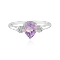 Zilveren ring met een lavendel amethist