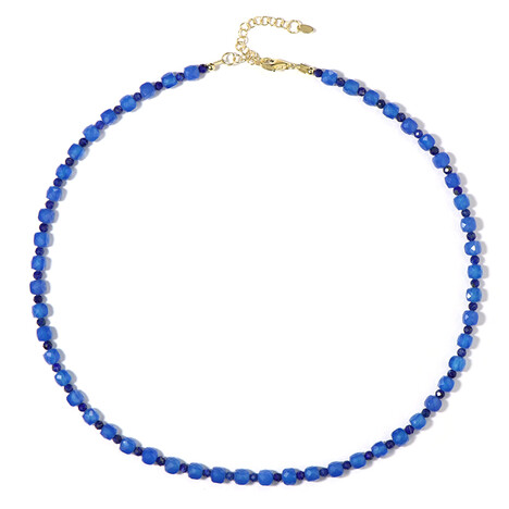 Collana in argento con Onice Blu