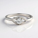 Anello in argento con Zircone