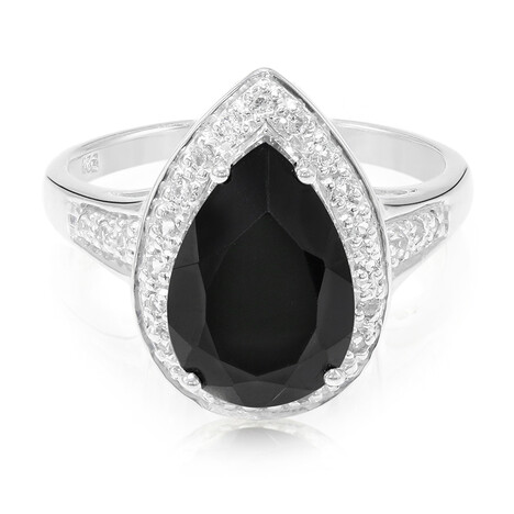 Anello in argento con Spinello Nero