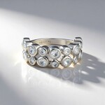 Anello in argento con Zircone