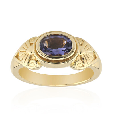 Anello in argento con Iolite del Madagascar (Remy Rotenier)