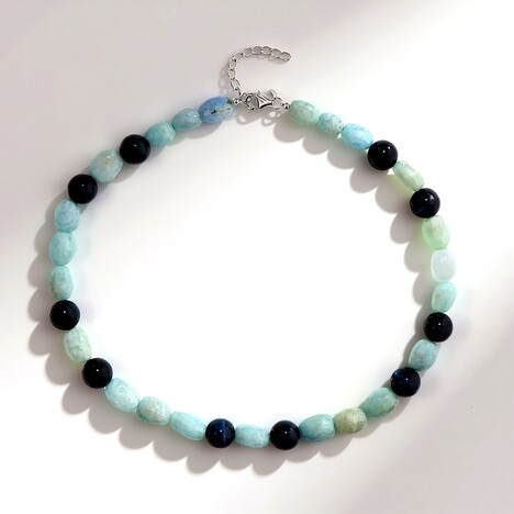 Collana in argento con Occhio di Falco