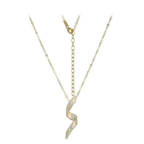 Collar en plata con Zircón (Adela Silber)