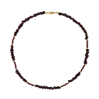 Collana in argento con Granato d’India