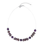 Collar en plata con Espinela roja noble