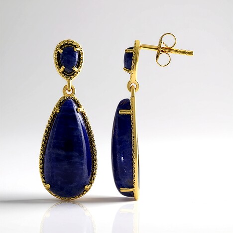 Orecchini in argento con Sodalite