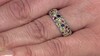 Zilveren ring met saffieren