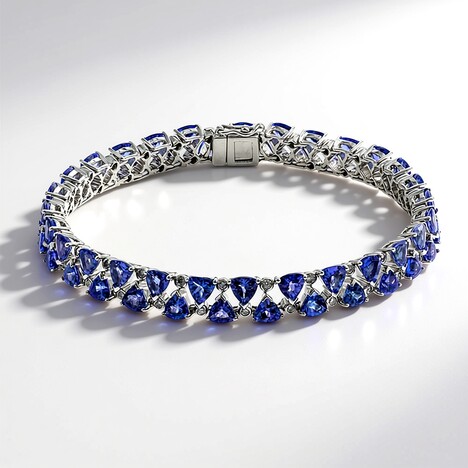 Bracciale in oro con Tanzanite AAA (CIRARI)
