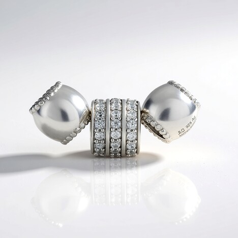 Ciondolo in argento con Zircone (MONOSONO COLLECTION)