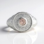 Anello in argento con Morganite