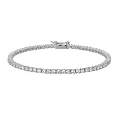 Zilveren armband met zirkonen (Adela Silber)