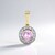 Ciondolo in argento con Kunzite