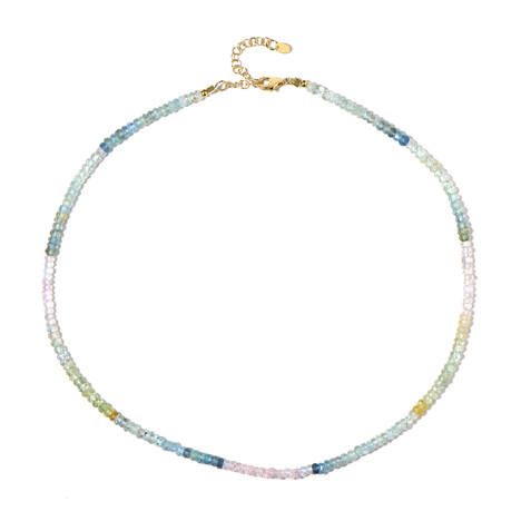 Collana in argento con Berillo Fancy