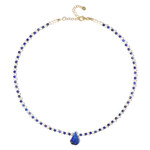 Lapis Lazuli Silver Necklace