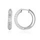 Boucles d'oreilles en argent et Topaze blanche (Adela Silber)