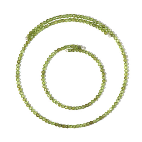 Peridot-Stahlset (Riya)