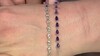Brazalete en plata con Topacio blanco
