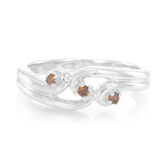 Bague pour homme en argent et Diamant fantaisie