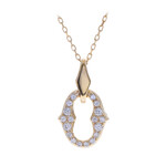 Gouden halsketting met SI1 (H) Diamanten (CIRARI)