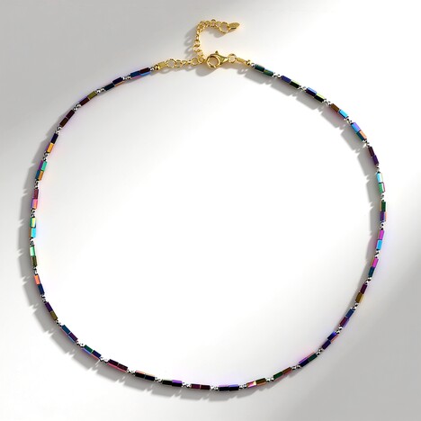 Collana in argento con Ematite Mistica