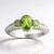 Anello in argento con Peridoto Jilin (Pallanova)