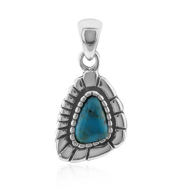 Ciondolo in argento con Turchese Kingman Mohave Blu (Art of Nature)